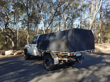 Wallaby Track Canvas Ute Canopy