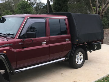 Dual Cab Cruiser with Wallaby Track Kit